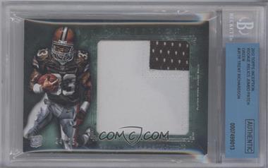 2012 Topps Inception - Rookie Jumbo Relics - Green Patch #JR-TR - Trent Richardson /25 [BGS Authentic]