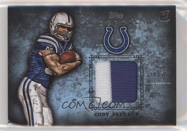 2012 Topps Inception - Rookie Patch Relics - Blue #RP-CF - Coby Fleener /75