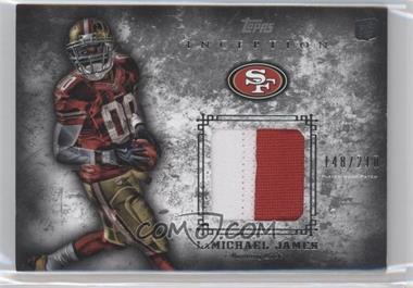 2012 Topps Inception - Rookie Patch Relics #RP-LJ - LaMichael James /210