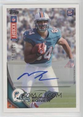 2012 Topps Kickoff - Autographs #3 - Michael Egnew /160