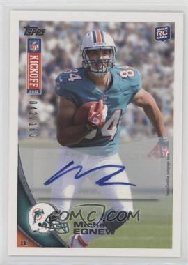 2012 Topps Kickoff - Autographs #3 - Michael Egnew /160