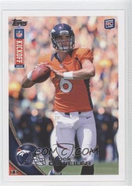 2012 Topps Kickoff - [Base] #12 - Brock Osweiler