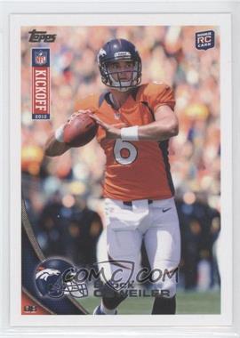 2012 Topps Kickoff - [Base] #12 - Brock Osweiler