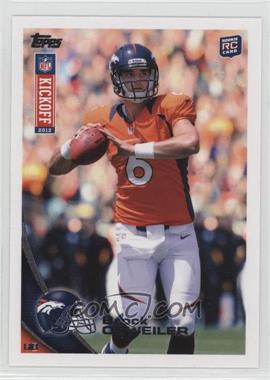 2012 Topps Kickoff - [Base] #12 - Brock Osweiler