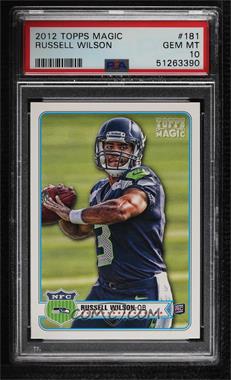 2012 Topps Magic - [Base] #181 - Russell Wilson [PSA 10 GEM MT]