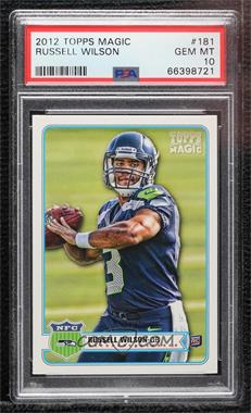 2012 Topps Magic - [Base] #181 - Russell Wilson [PSA 10 GEM MT]