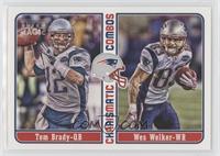 Tom Brady, Wes Welker [EX to NM]