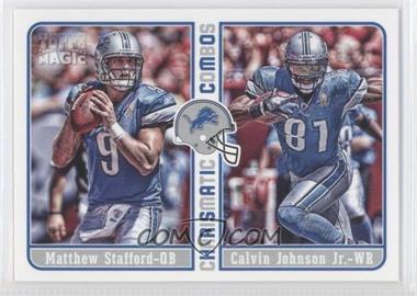 2012 Topps Magic - Charismatic Combos #CC-SJ - Matthew Stafford, Calvin Johnson