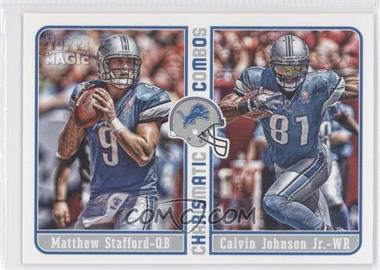 2012 Topps Magic - Charismatic Combos #CC-SJ - Matthew Stafford, Calvin Johnson