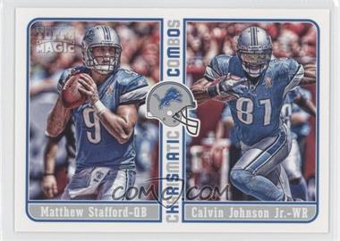 2012 Topps Magic - Charismatic Combos #CC-SJ - Matthew Stafford, Calvin Johnson