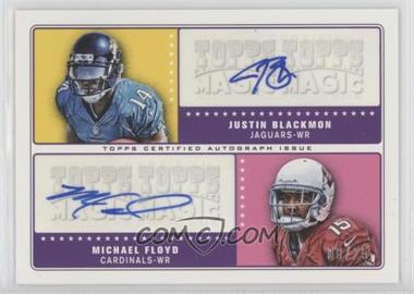 2012 Topps Magic - Dual Autographs #DA-BF - Justin Blackmon, Michael Floyd /25