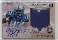 Rookie - Dwayne Allen [EX to NM] #/1,058