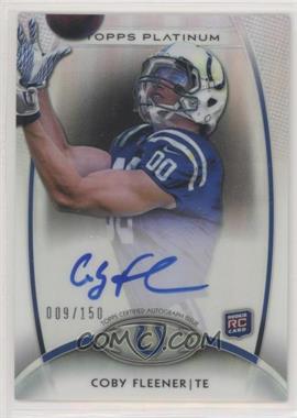 2012 Topps Platinum - [Base] - Black Refractor Autograph #131 - Rookie - Coby Fleener /150 [EX to NM]