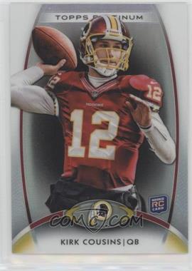 2012 Topps Platinum - [Base] - Black Refractor #104 - Rookie - Kirk Cousins