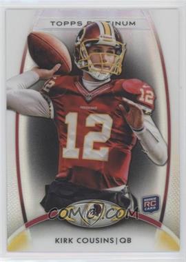 2012 Topps Platinum - [Base] - Black Refractor #104 - Rookie - Kirk Cousins