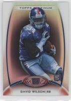 Rookie - David Wilson