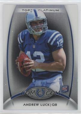 2012 Topps Platinum - [Base] - Black Refractor #150 - Rookie - Andrew Luck