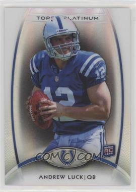 2012 Topps Platinum - [Base] - Black Refractor #150 - Rookie - Andrew Luck