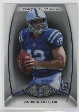 2012 Topps Platinum - [Base] - Black Refractor #150 - Rookie - Andrew Luck