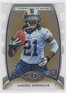 2012 Topps Platinum - [Base] - Gold Refractor Die-Cut #136 - Rookie - Janoris Jenkins /50