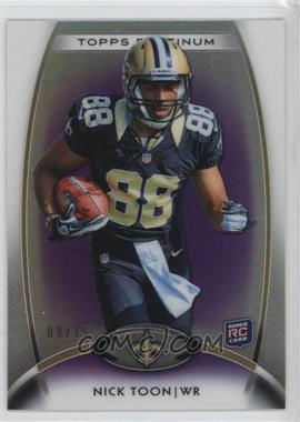 2012 Topps Platinum - [Base] - Purple Refractor #123 - Rookie - Nick Toon /75