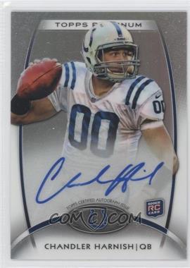 2012 Topps Platinum - [Base] - Refractor Autograph #141 - Rookie - Chandler Harnish