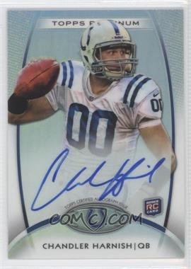 2012 Topps Platinum - [Base] - Refractor Autograph #141 - Rookie - Chandler Harnish