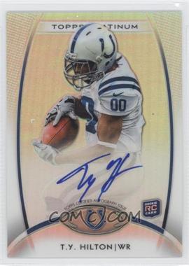 2012 Topps Platinum - [Base] - Refractor Autograph #147 - Rookie - T.Y. Hilton