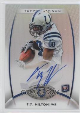 2012 Topps Platinum - [Base] - Refractor Autograph #147 - Rookie - T.Y. Hilton