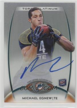 2012 Topps Platinum - [Base] - Refractor Autograph #155 - Rookie - Michael Egnew