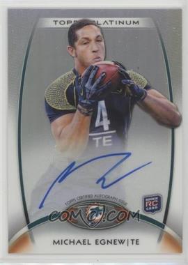 2012 Topps Platinum - [Base] - Refractor Autograph #155 - Rookie - Michael Egnew