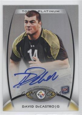 2012 Topps Platinum - [Base] - Refractor Autograph #160 - Rookie - David DeCastro