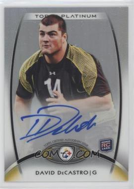 2012 Topps Platinum - [Base] - Refractor Autograph #160 - Rookie - David DeCastro