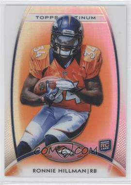 2012 Topps Platinum - [Base] - Retail Orange Refractor #115 - Rookie - Ronnie Hillman