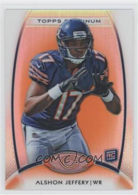 2012 Topps Platinum - [Base] - Retail Orange Refractor #119 - Rookie - Alshon Jeffery