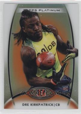 2012 Topps Platinum - [Base] - Retail Orange Refractor #139 - Rookie - Dre Kirkpatrick