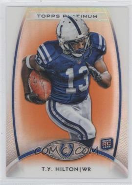 2012 Topps Platinum - [Base] - Retail Orange Refractor #147 - Rookie - T.Y. Hilton