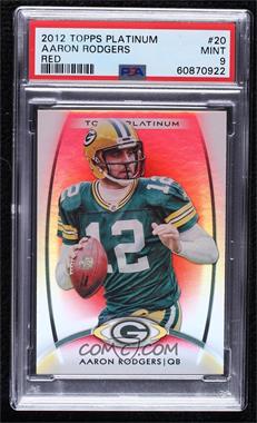 2012 Topps Platinum - [Base] - Ruby #20 - Aaron Rodgers [PSA 9 MINT]