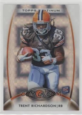 2012 Topps Platinum - [Base] - X-Fractor #130 - Rookie - Trent Richardson