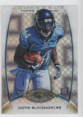 2012 Topps Platinum - [Base] - X-Fractor #140 - Rookie - Justin Blackmon