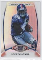 Rookie - David Wilson