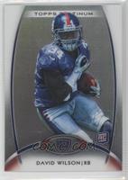 Rookie - David Wilson