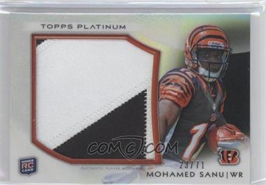 2012 Topps Platinum - Rookie Patch #PRP-MS - Mohamed Sanu /71