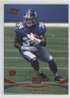 2012 Topps Prime - [Base] - Copper #137 - David Wilson /350