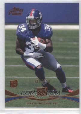 2012 Topps Prime - [Base] - Copper #137 - David Wilson /350