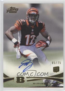 2012 Topps Prime - [Base] - Gold Rookie Autographs #34 - Mohamed Sanu /75