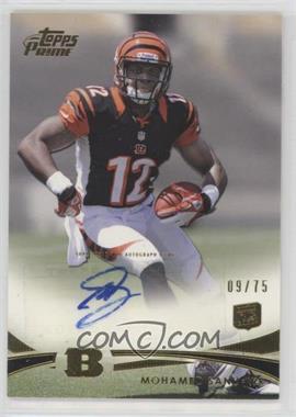 2012 Topps Prime - [Base] - Gold Rookie Autographs #34 - Mohamed Sanu /75