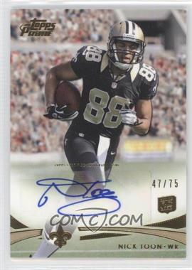 2012 Topps Prime - [Base] - Gold Rookie Autographs #6 - Nick Toon /75