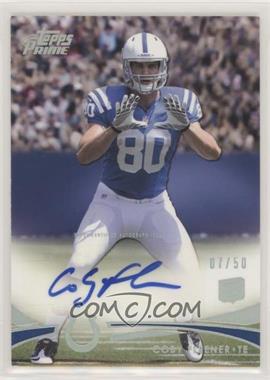 2012 Topps Prime - [Base] - Silver Rainbow Rookie Autographs #15 - Coby Fleener /50
