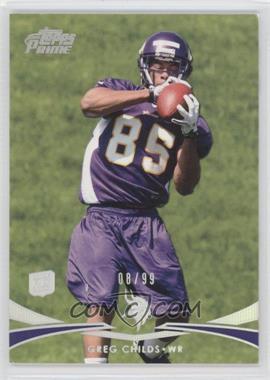 2012 Topps Prime - [Base] - Silver Rainbow #115 - Greg Childs /99